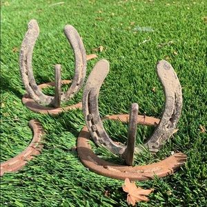 (2) Horseshoe Hooks